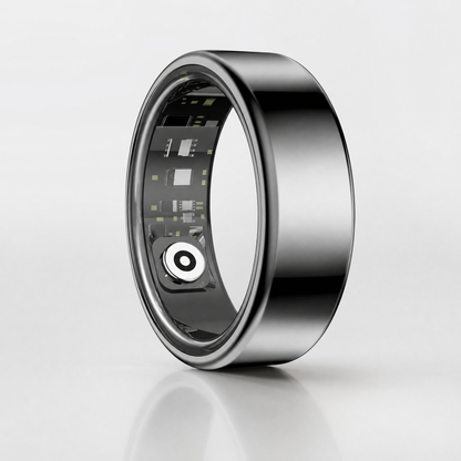 Bague connectée ELYVA Pulse noire sur fond clair